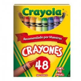 CRA-CRA-520048 / 52-0048 Crayones Estándar 9.21x.7.9 cm 48pz