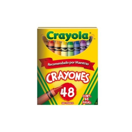 CRA-CRA-520048 / 52-0048 Crayones Estándar 9.21x.7.9 cm 48pz