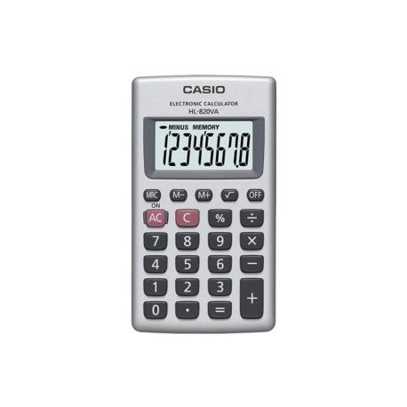 CAS-CAL-HL820 / HL-820VA- CALCULADORA BASICA 8 DIGITOS