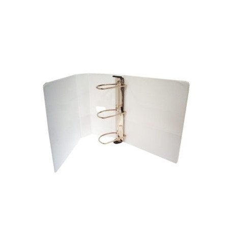 AZO-CAR-9400BL / 302.9400BL CARPETA D 5 PULG. BLANCO PORTAROTULO