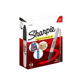 BER-MAR-S12MAS2 / 2102504 SHARPIE FINO NEGRO 12 PZAS 2 GRATIS