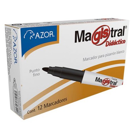 AZO-MAR-84003C / 301.84003 Marcador Magistral Didáctico punta bala