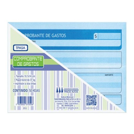PIN-POL-GASTOSB / 2053 Comprobante de gastos Pinos Altos blíste