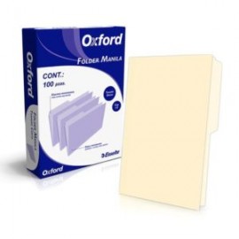 ESS-FOL-M758CRE / M7581 FOLDER OXFORD OFICIO CREMA C/100