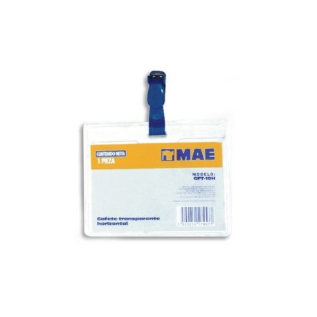 MAE-GAF-10H / GFT-10H GAFETE TRANSPARENTE HORIZONTAL MARCA MAE