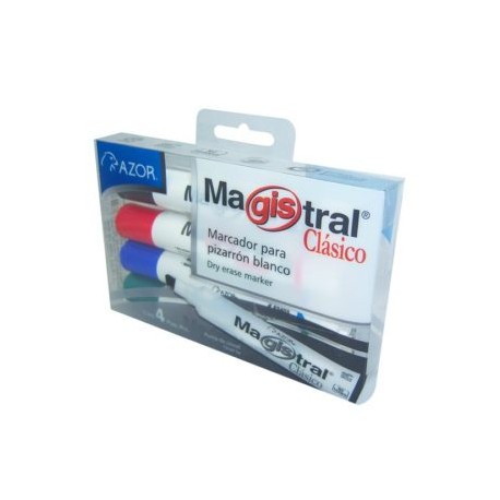 AZO-MAR-83474 / 301.83474 MARCADOR MAGISTRAL CLASICO SURT. C/4