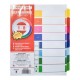 DIE-SEP-4407 / 4407 Separadores Dietrix tamaño carta del 1 al 8 pestañas de color