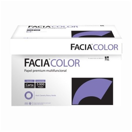 COP-PAP-FAZU75C / A8205075011E0MC PAPEL FACIA COLOR TAMAÑO CARTA AZUL