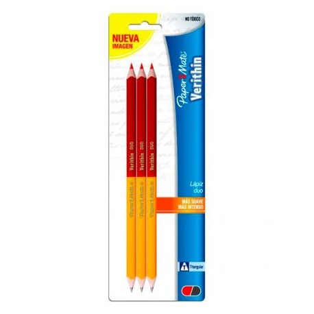 BER-LAP-205300 / M20530145036 LAPIZ BICOLOR GRAFITO-ROJO DUO