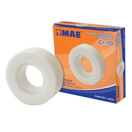 MAE-ADS-CL10 / CI-10 Cinta invisible mae 19 mm x 33 m