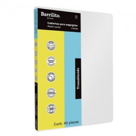 BAR-PAS-CTR8788 / CTR8788 Cubierta plástica rayada traslúcida Barr