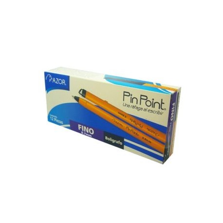 AZO-BOL-6820NEG / 301.6820NE BOLIGRAFO PIN POINT FINO NEGRO C/12