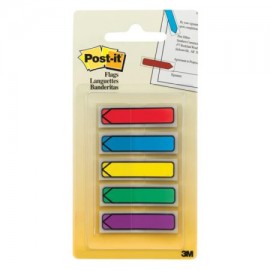 P3M-BAN-84AR1 / 70005247963 Banderitas adhesivas flecha post-it primarios 5 blocks