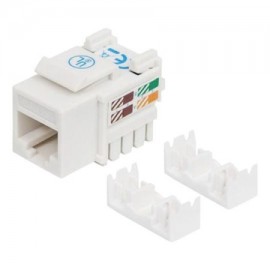 IC-CO-210591 / 210591 Jack Intellinet CAT 6 de impacto (keystone) blanco