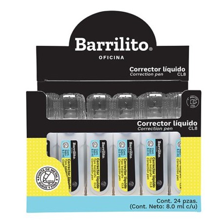 BAR-CRR-CCL8 / CL8 Corrector líquido tipo bolígrafo Barrili