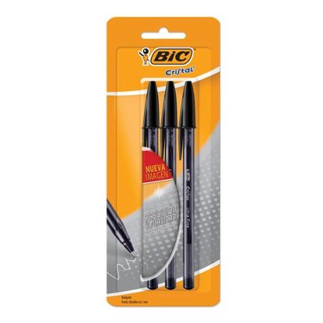 BIC-BOL-UFCNE3 / 70330354494 BOLIGRAFO BIC CRISTAL ULTRA FINO NEGR