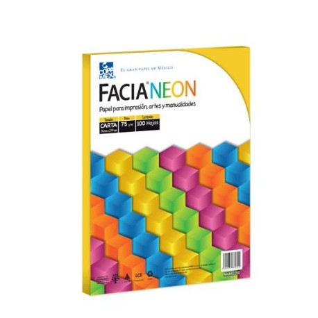 COP-PAP-NEONAMA / A8702075011A0SE PAPEL FACIA NEON CARTA COLOR AMARILLO