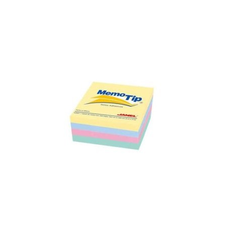 JAN-PST-303196 / 6580303196 CUBO MEMO TIP PASTEL 3X3 PULG PZA