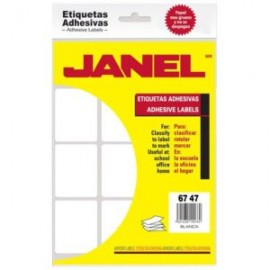 JAN-ETQ-13 / 1006747100 ETIQUETA BLANCA JANEL CLASICA NO. 13