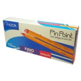 AZO-BOL-6820ROJ / 301.6820RO BOLIGRAFO PIN POINT FINO ROJO C/12