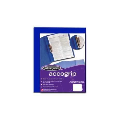 ACO-CAR-P0963 / P0963 FOLDER ACCOGRIP CARTA