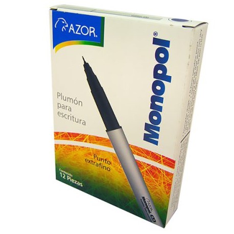 AZO-MAR-3801AZC / 301.3801AZ PLUMON MONOPOL EXTRAFINO AZUL C/12