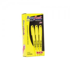 BAC-MAR-FLAJ12A / MR110 MARCATEXTOS BACOFLASH FINO AMARILLO