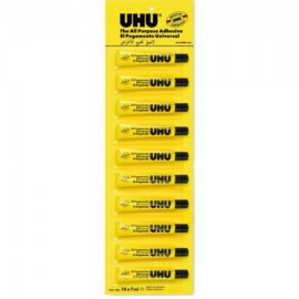 STD-PEG-9U64 / 9U 64 Pegamento universal UHU de 7 ml con 10 piezas