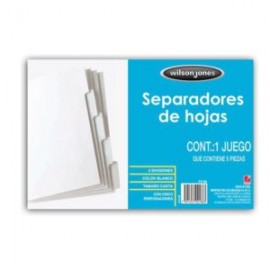 ACO-SEP-P2188 / P2188 SEPARADOR BLANCO 5 DIVISIONES